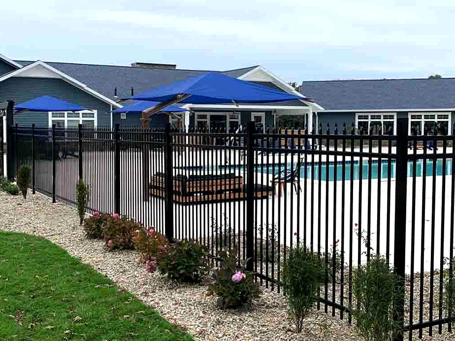 Aluminum pool fencing in Traverse City Michigan