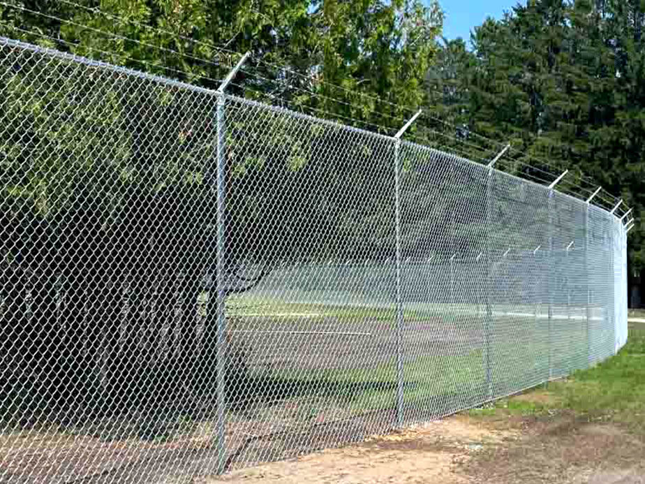 Commercial Chain Link security fencing in Traverse City Michigan