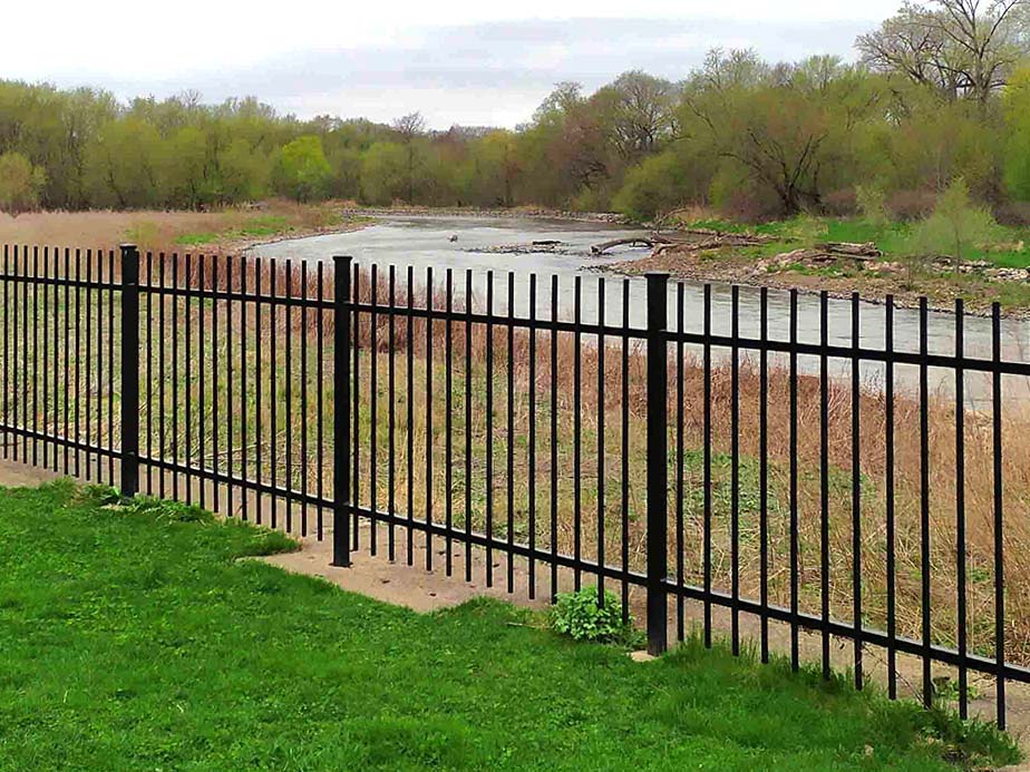 Commercial aluminum fence company in the Traverse City Michigan area.