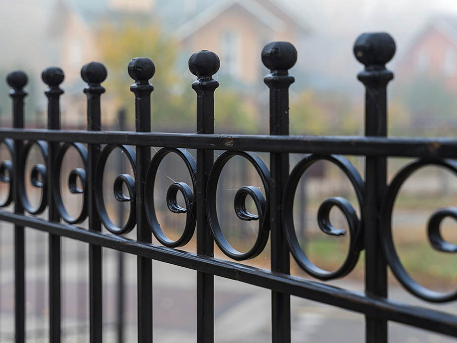 Commercial Ornamental Steel decorative fencing in Traverse City Michigan