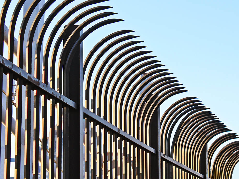 Commercial Ornamental Steel security fencing in Traverse City Michigan