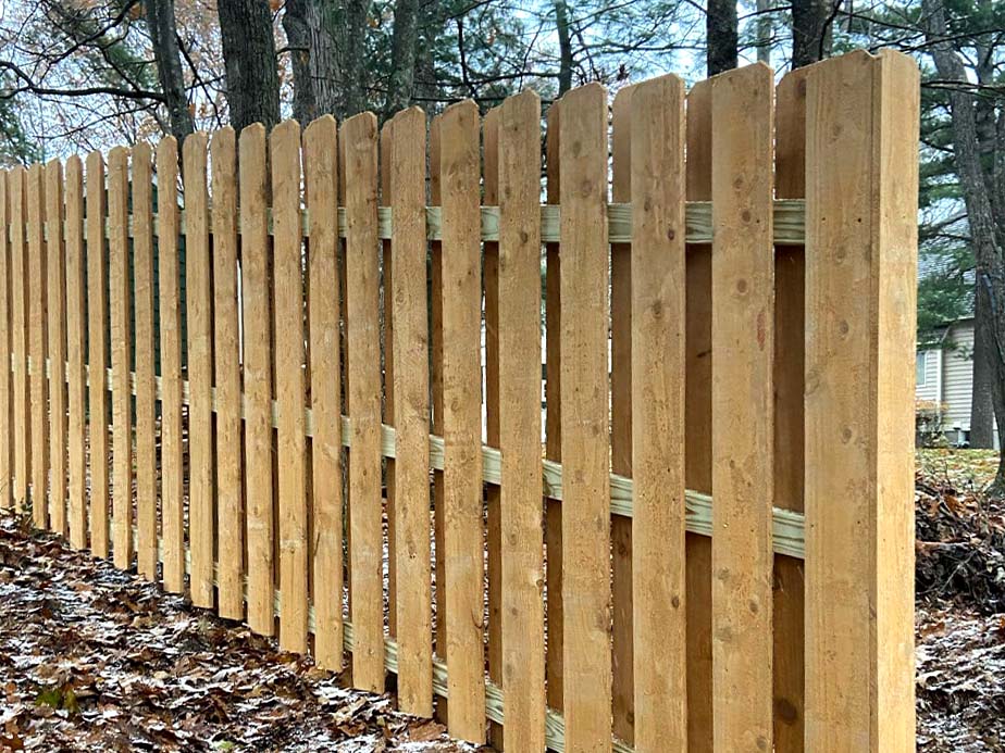 Residential Wood fence contractor in the Traverse City Michigan area.