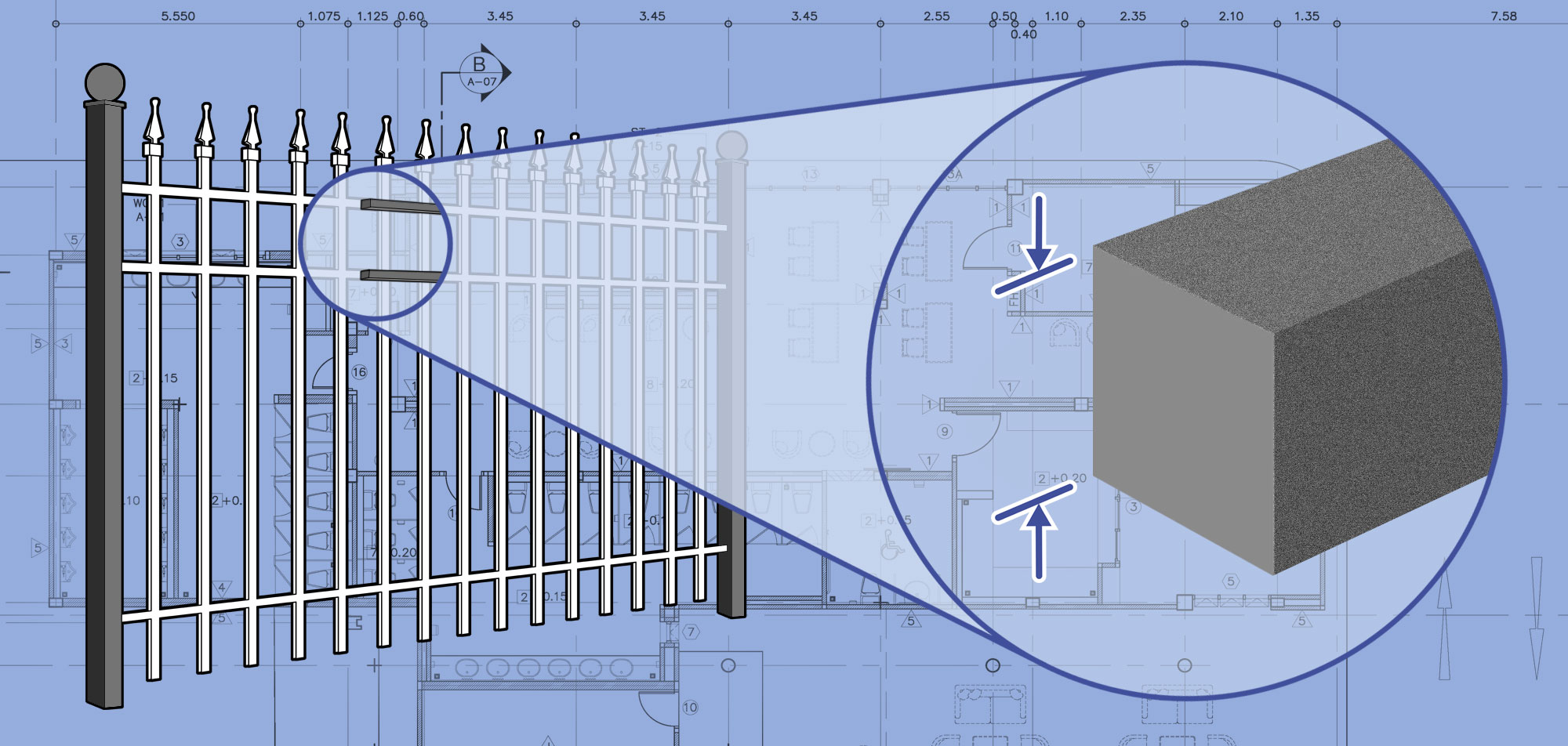 Traverse City Michigan Ornamental Iron fence Rails installation company