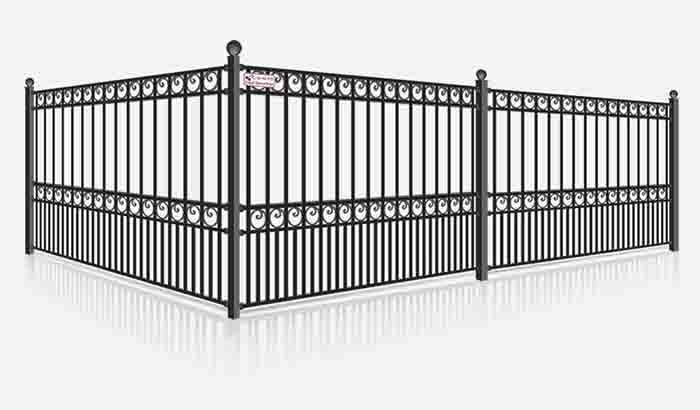 Ornamental Iron decorative fencing in Traverse City Michigan