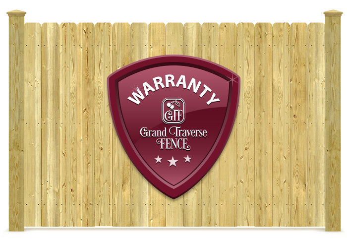 Traverse City Michigan Wood Fence Warranty Information