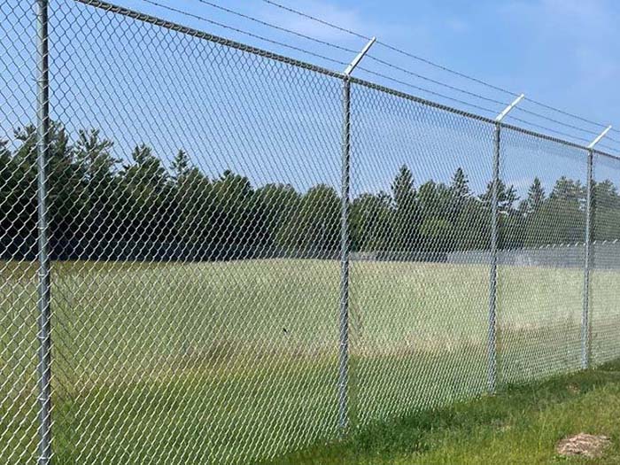 Security Fence Example in Grawn Michigan